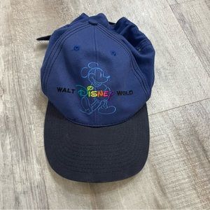 Walt Disney World Hat Mickey Mouse Ballcap Baseball Hat Rainbow